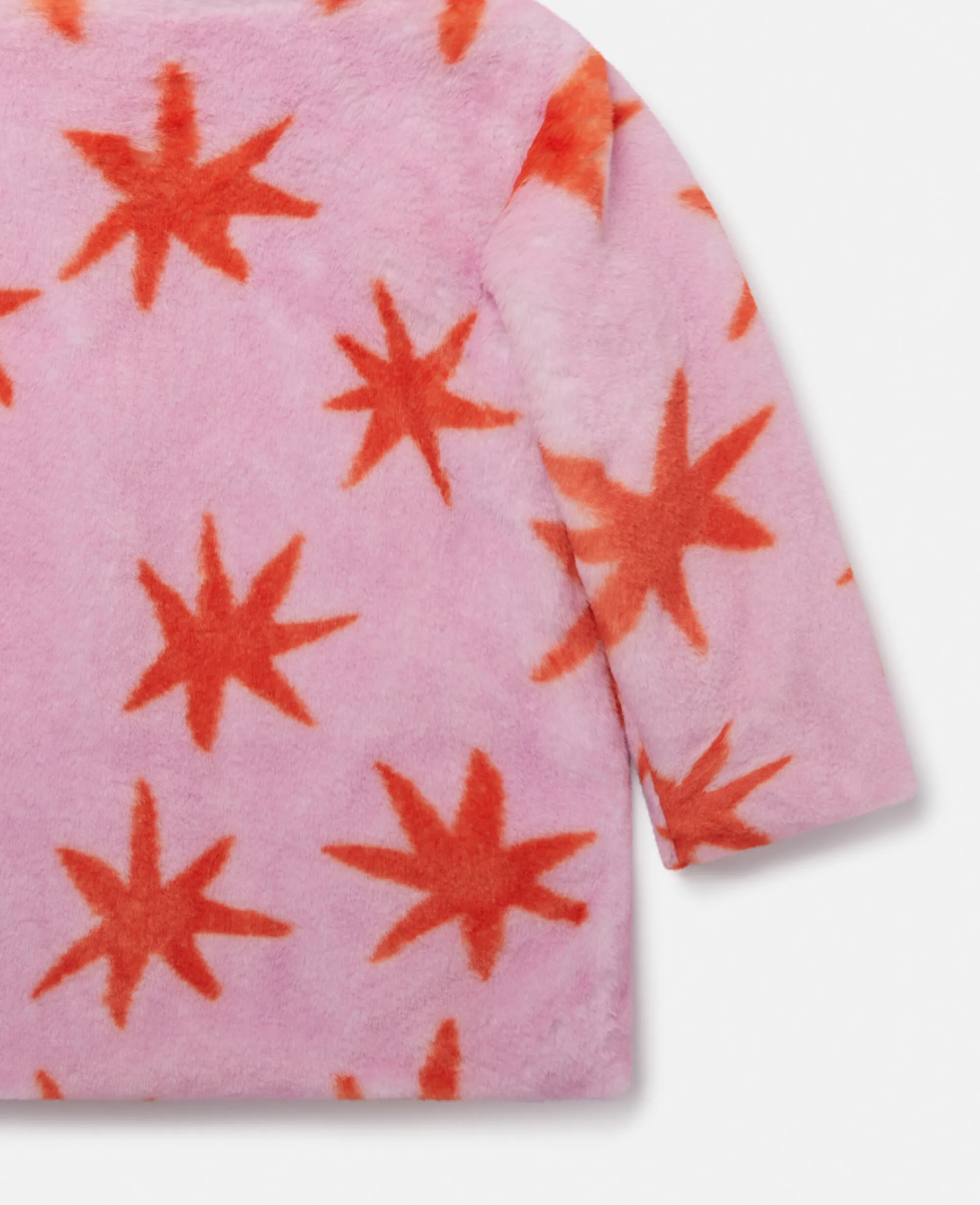 Coat with Bright Stars Design