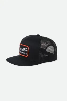 Brixton Grade HP Trucker Hat Black/Orange/White