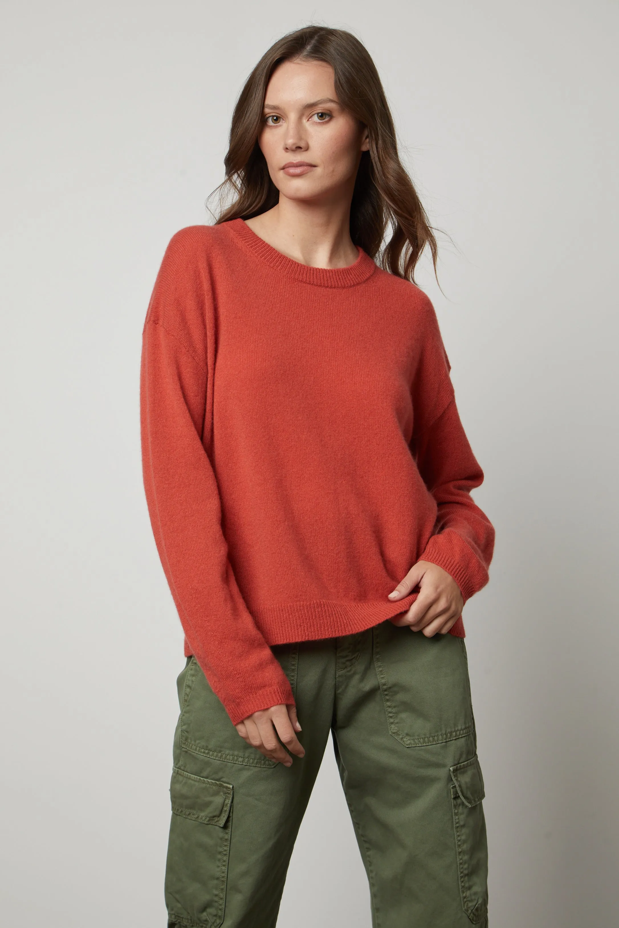 BRYNNE CASHMERE KNIT IN PAPRIKA