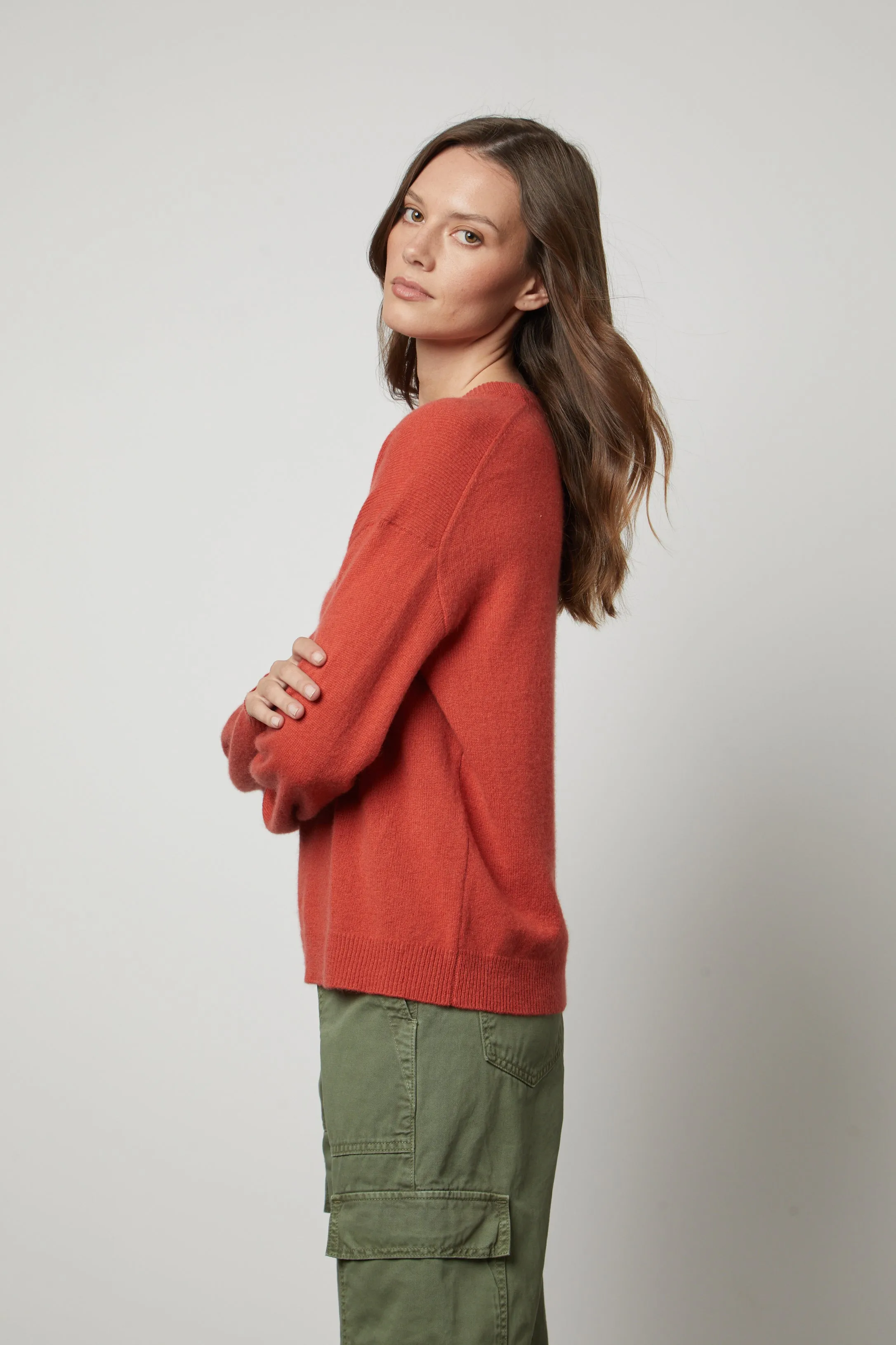 BRYNNE CASHMERE KNIT IN PAPRIKA