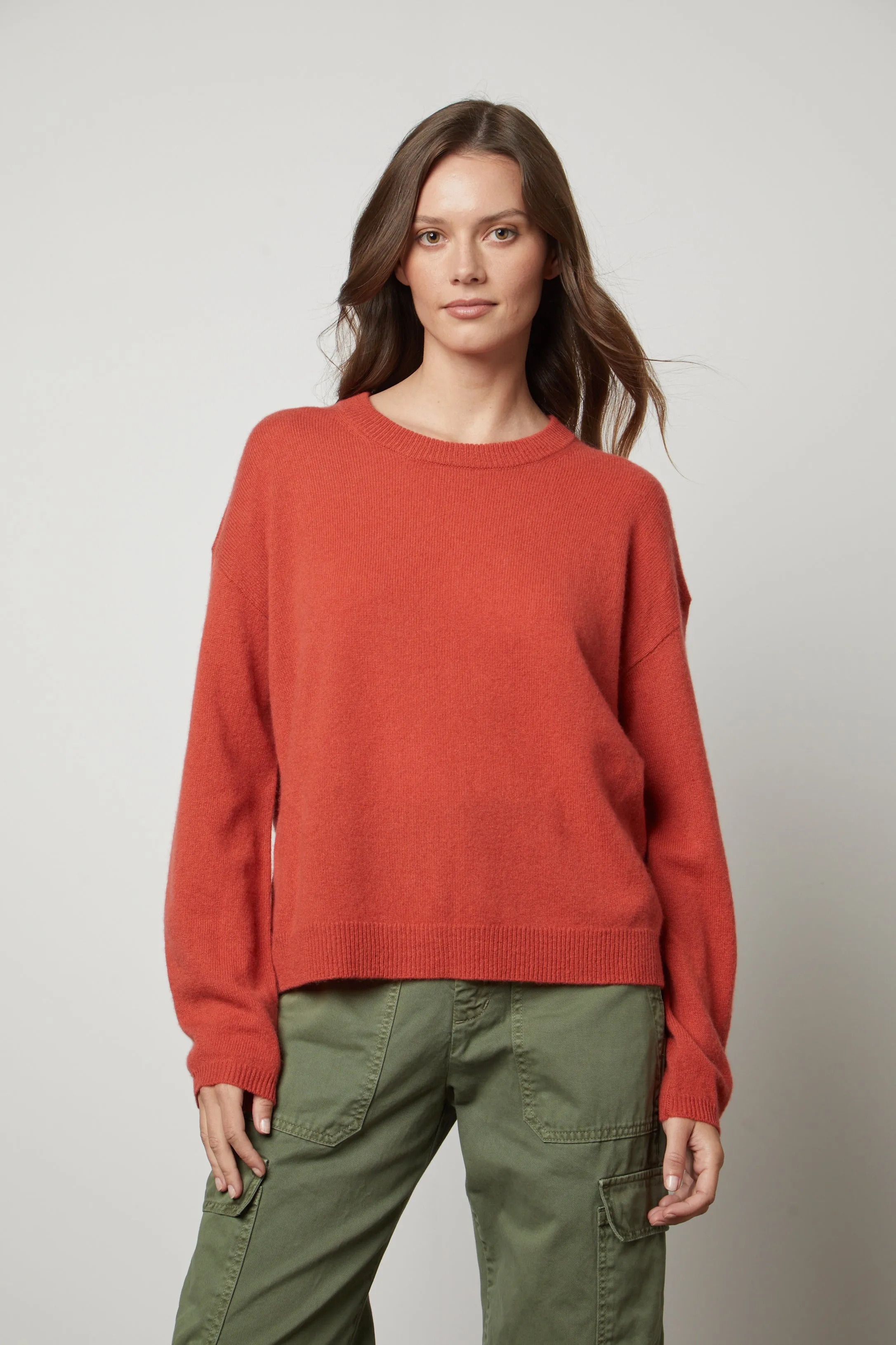 BRYNNE CASHMERE KNIT IN PAPRIKA