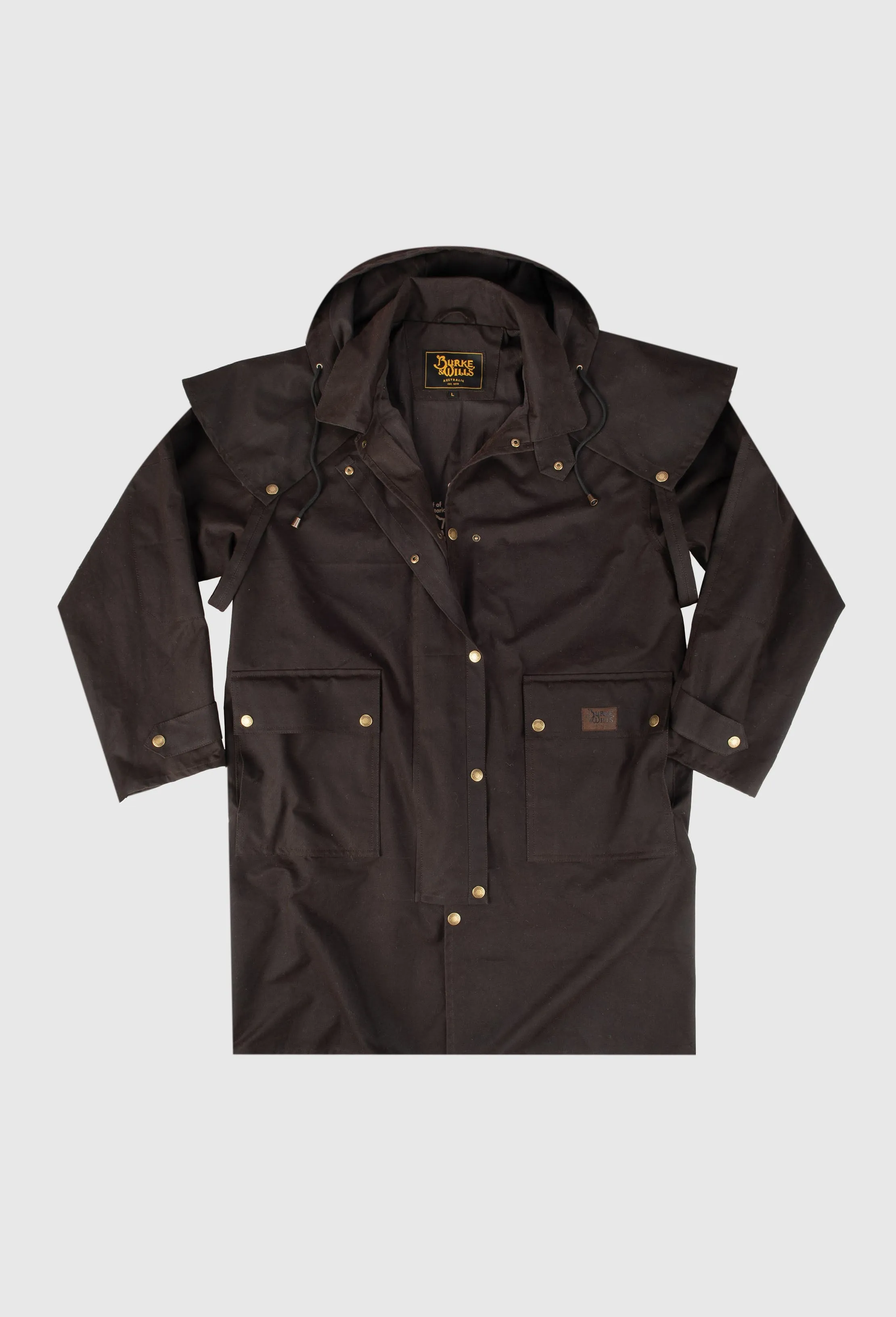 Burke & Wills Brown Short Coat - BALRANALD