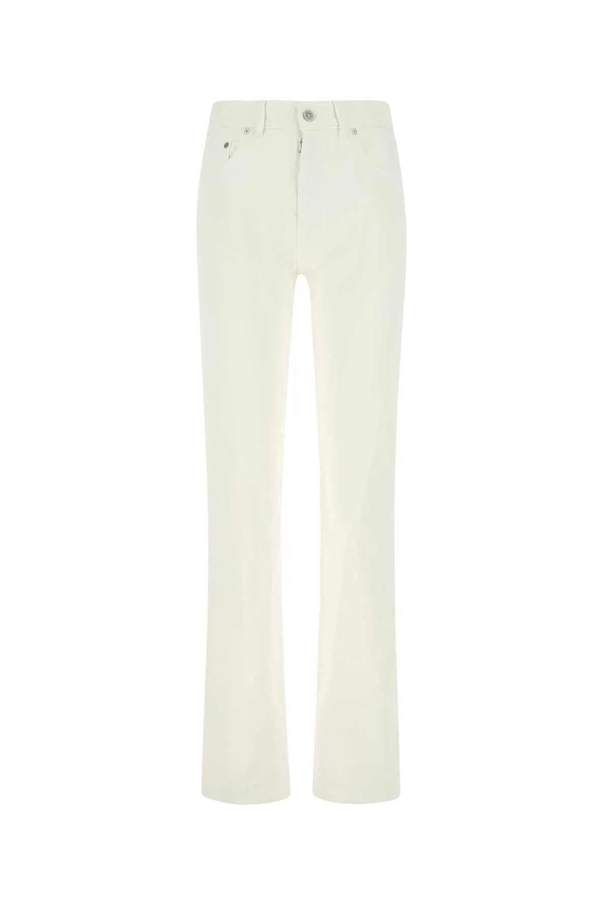 Button Embellished Straight Leg Jeans by Maison Margiela