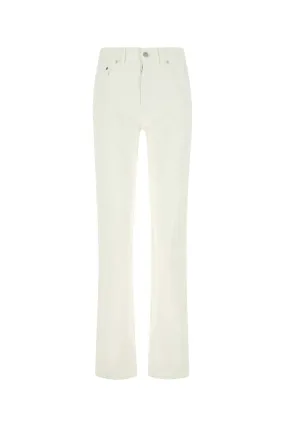 Button Embellished Straight Leg Jeans by Maison Margiela