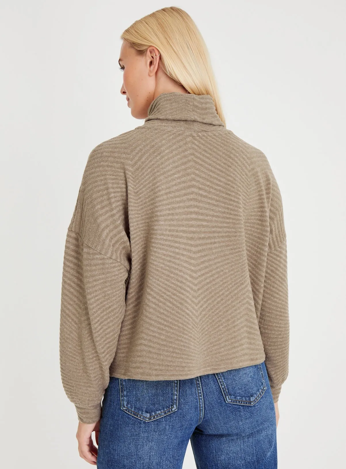 Brown Soft Touch Roll Neck Jumper Size 8 - Shop Jumpers at Tu.