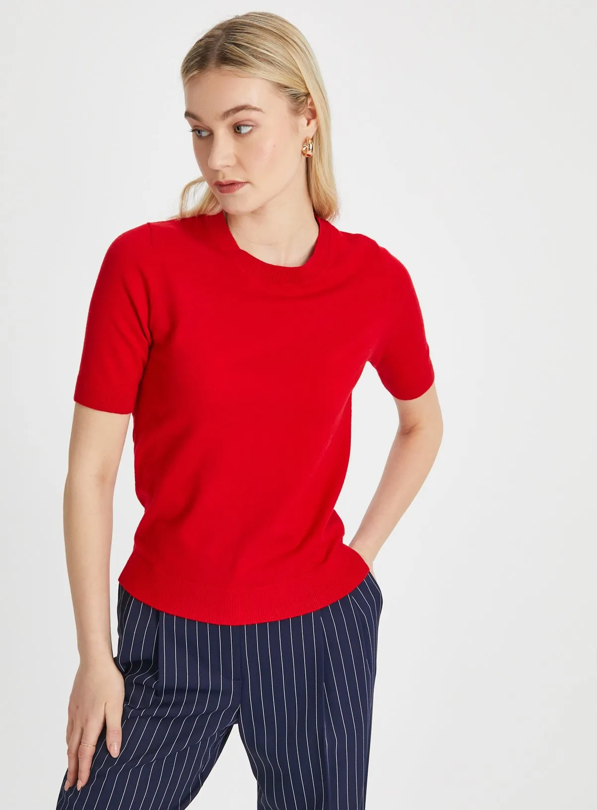 Buy Red Soft Touch Short Sleeve Jumper 18 | Jumpers | Tu