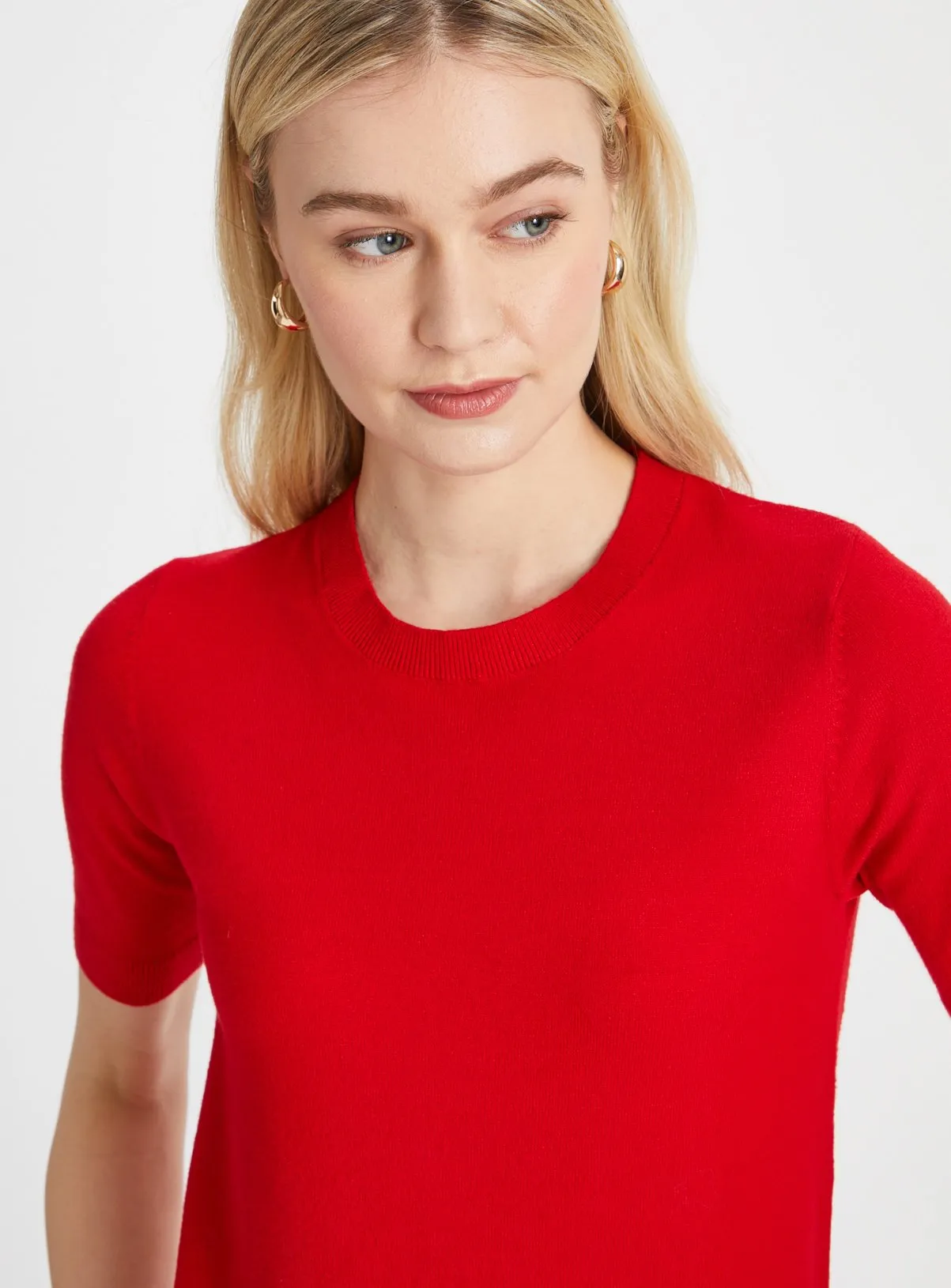 Buy Red Soft Touch Short Sleeve Jumper 18 | Jumpers | Tu