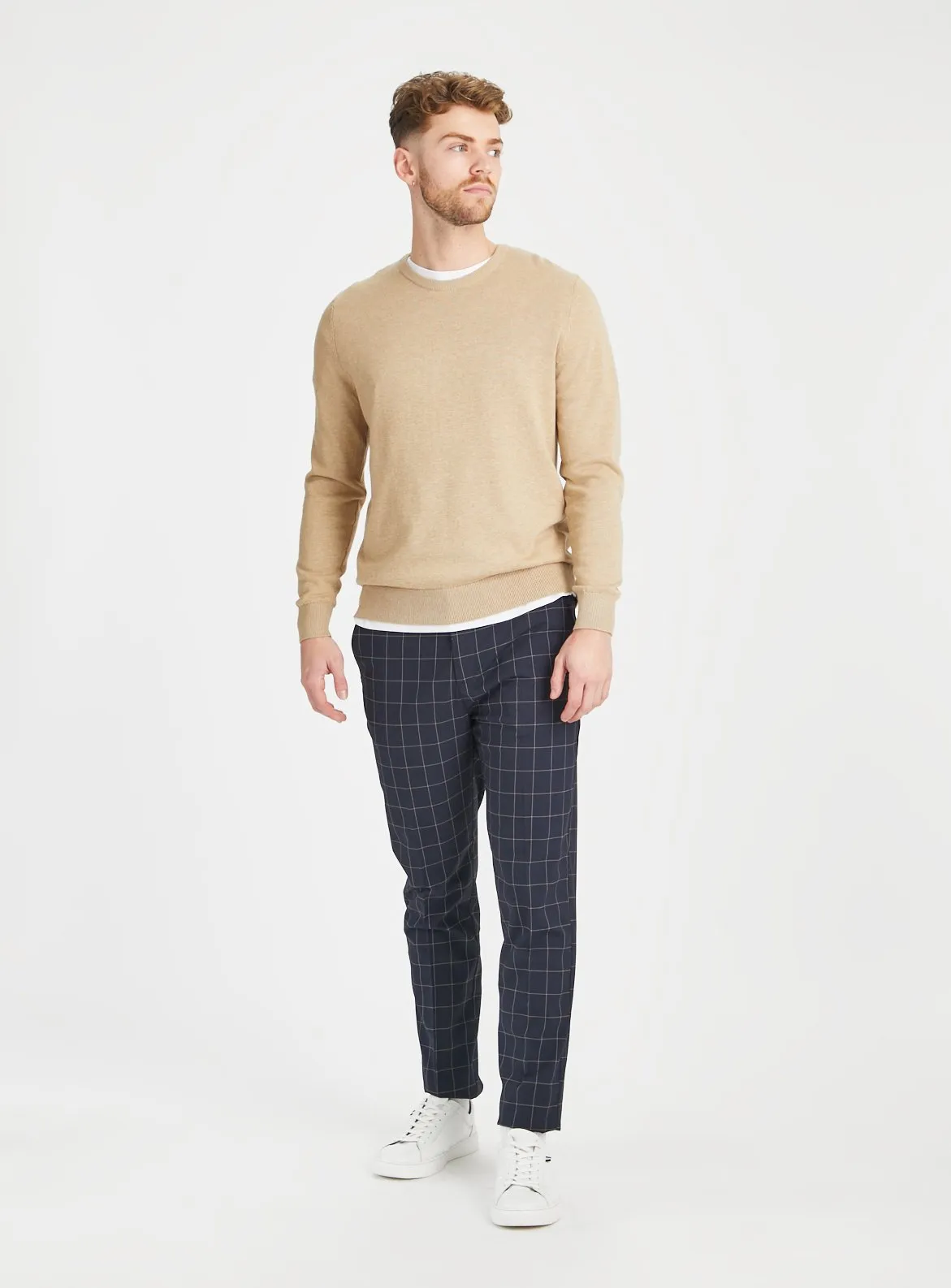 Stone Crew Neck Cotton Jumper M - Buy Online at Tu | Jumpers and Cardigans