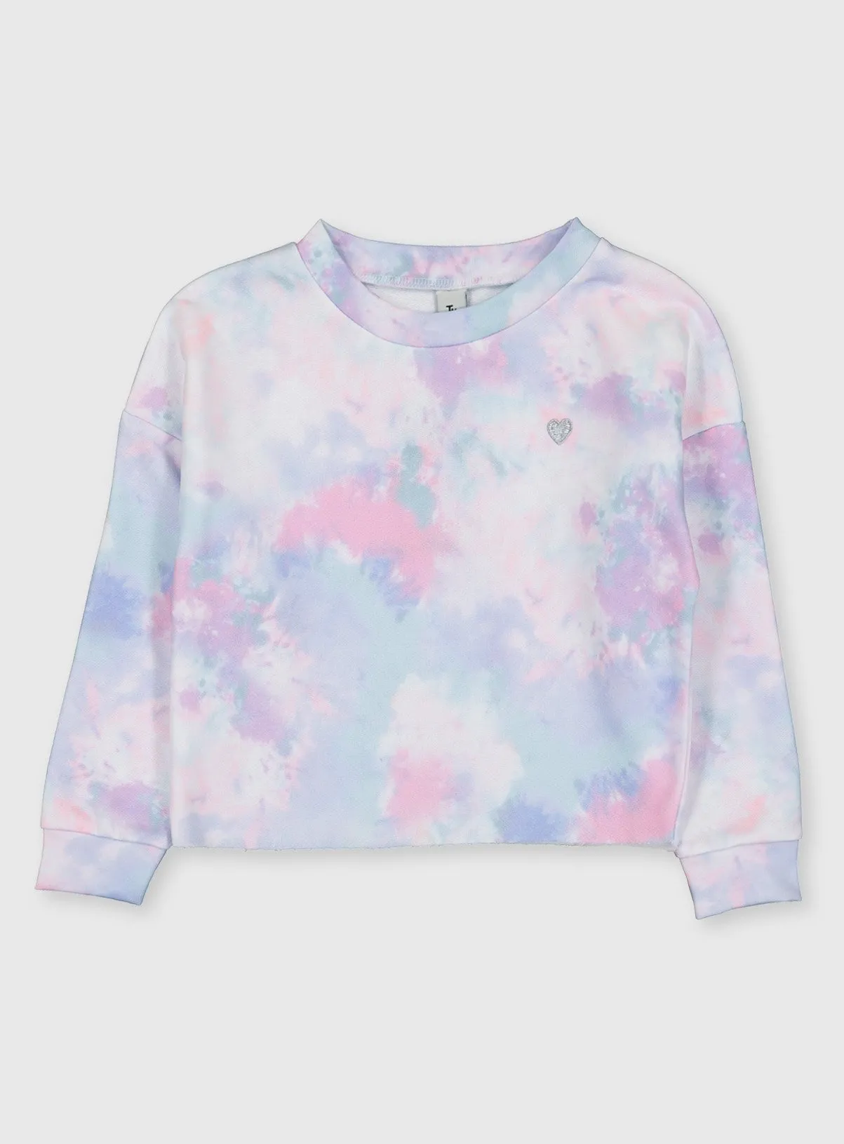 Shop Tie Dye Cropped Sweatshirt for Kids - 3 Years | Child's Jumpers and Cardigans | Tu