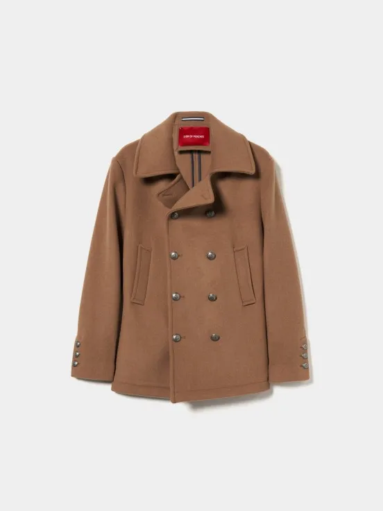 Cabin Coat with Double Buttoned Front