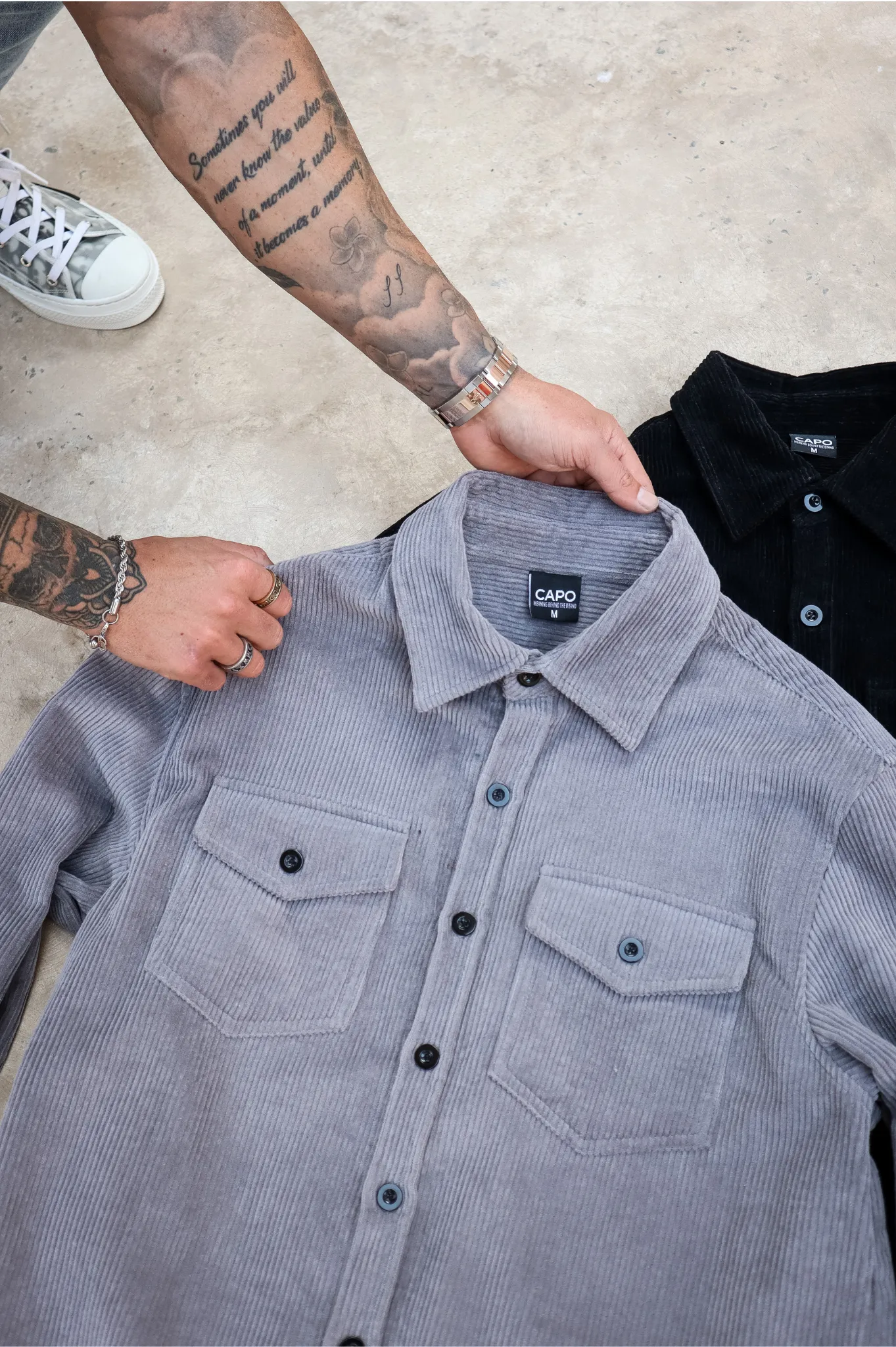 CORD Shirt Grey by Capo