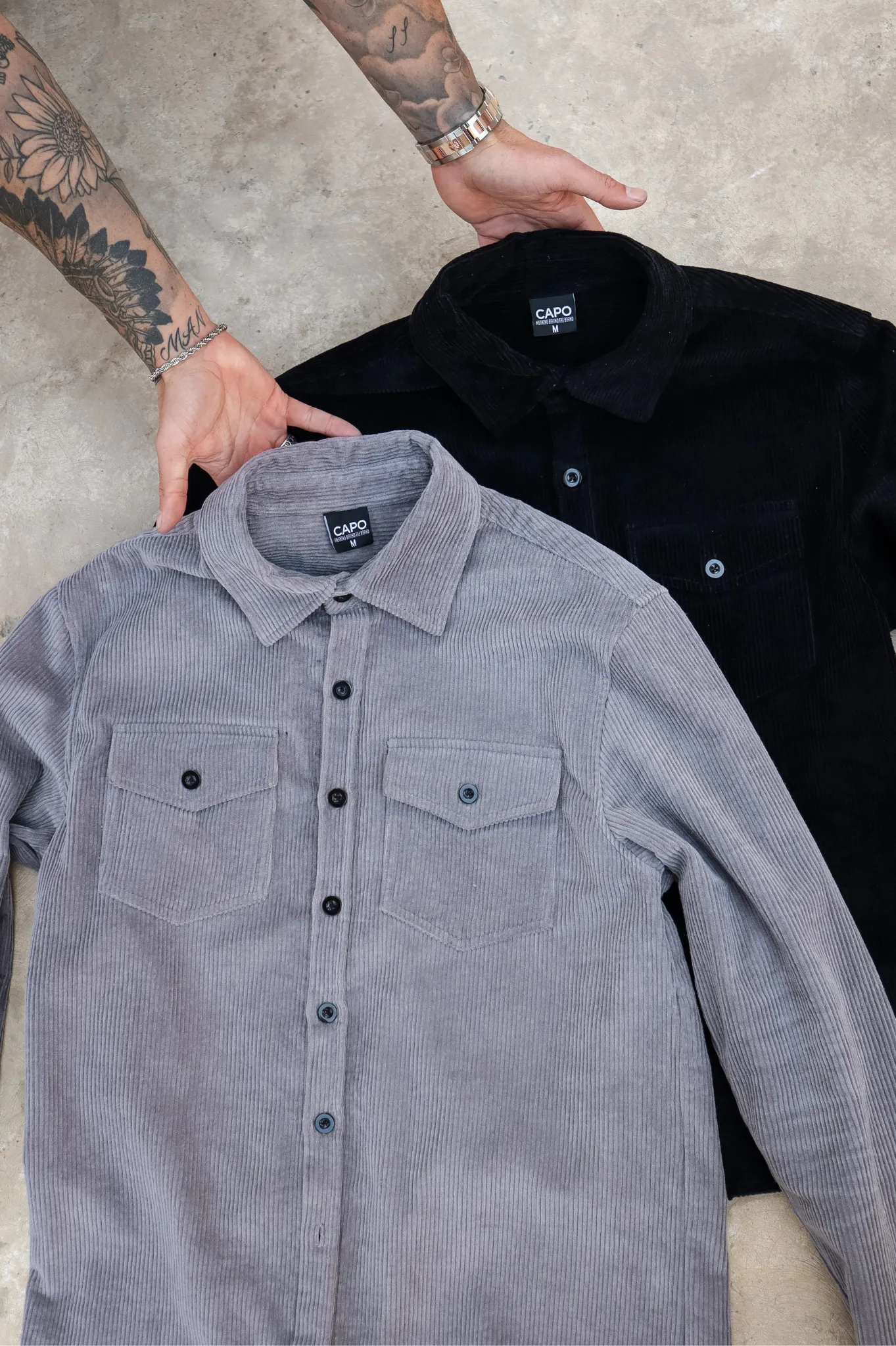 CORD Shirt Grey by Capo