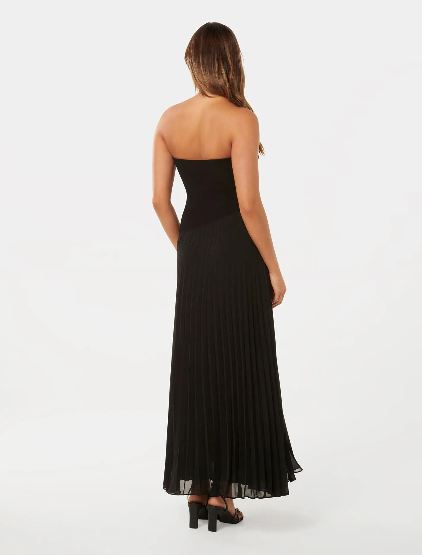 Capri Strapless Pleated Dress