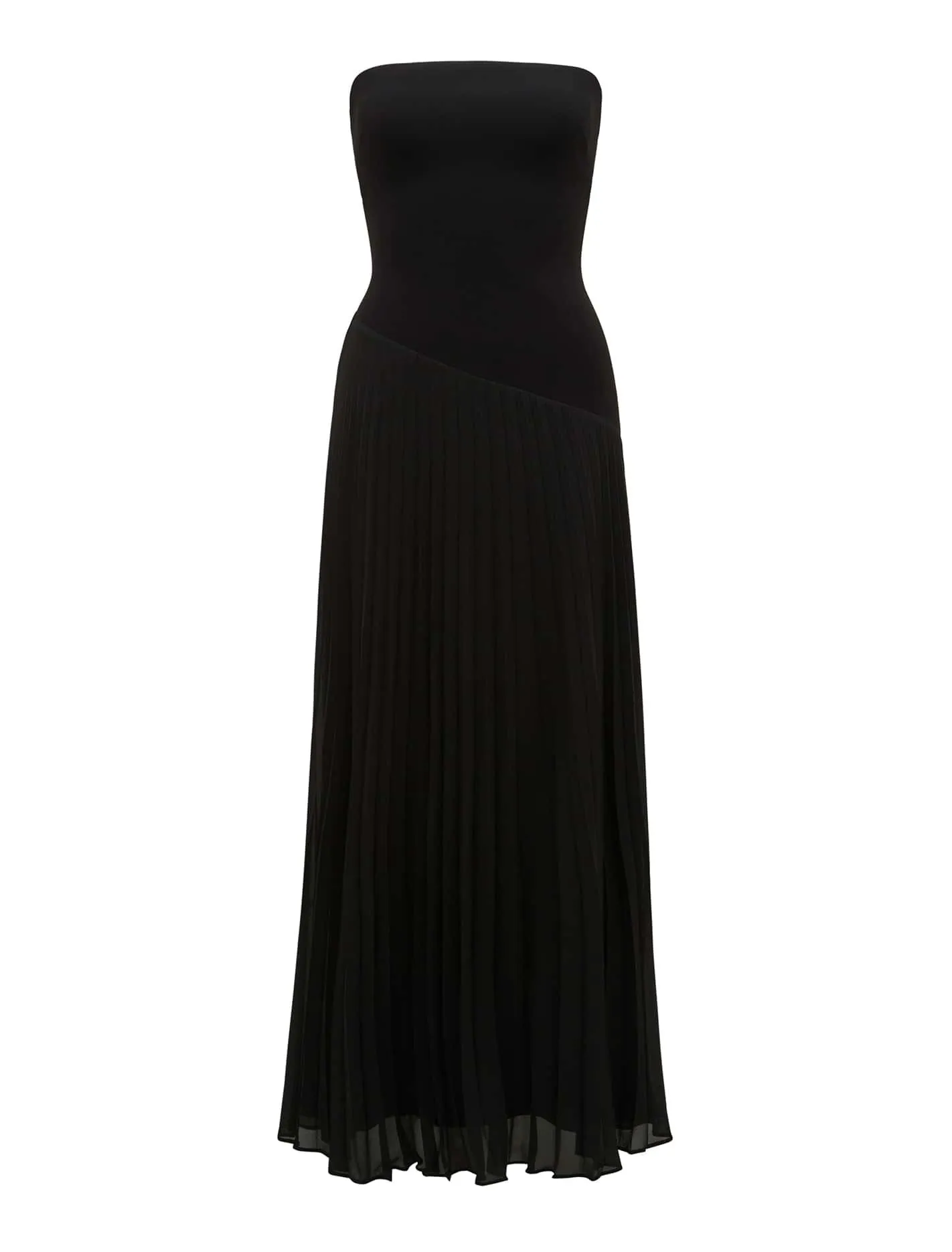 Capri Strapless Pleated Dress