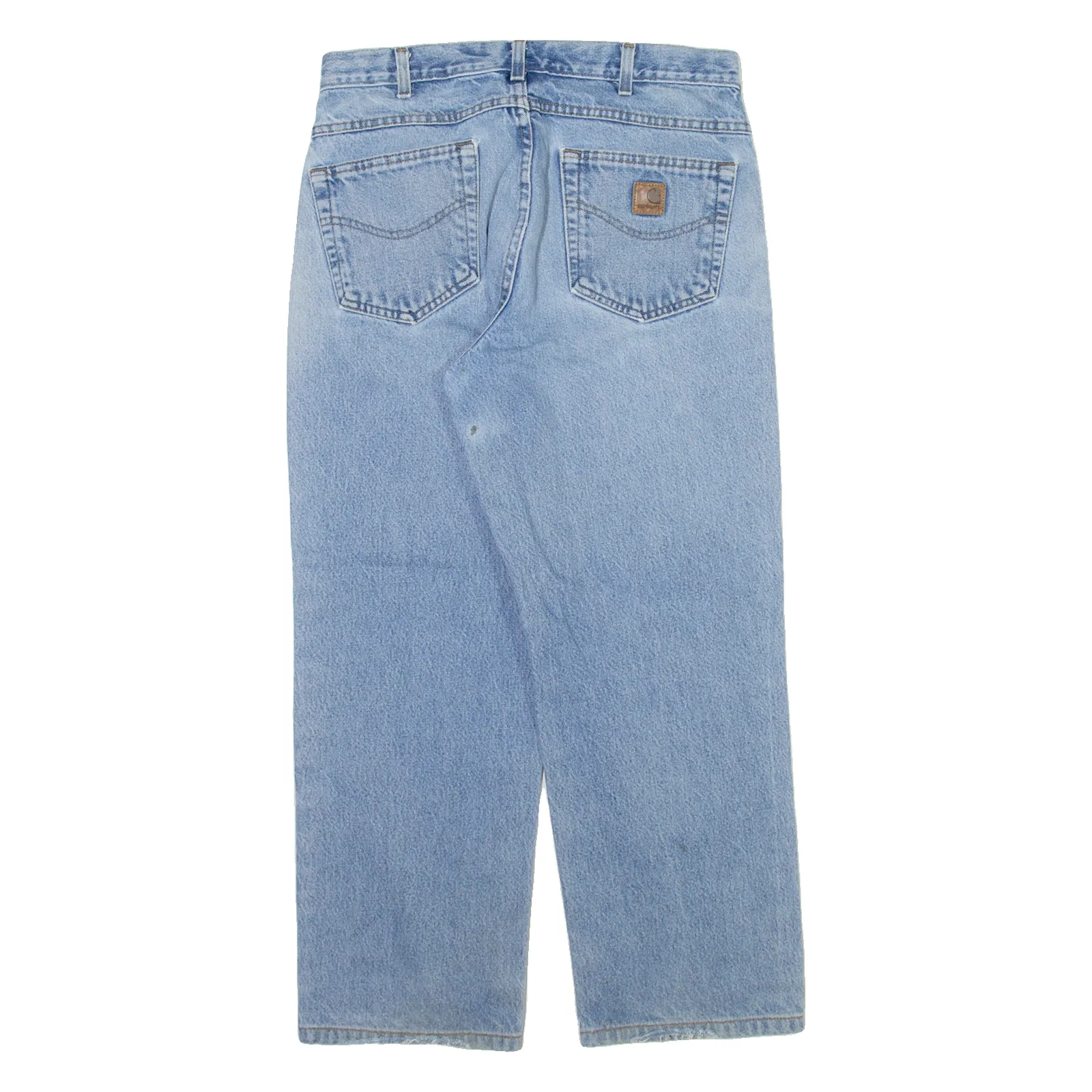 CARHARTT Mens Jeans Blue Relaxed Straight W30 L26