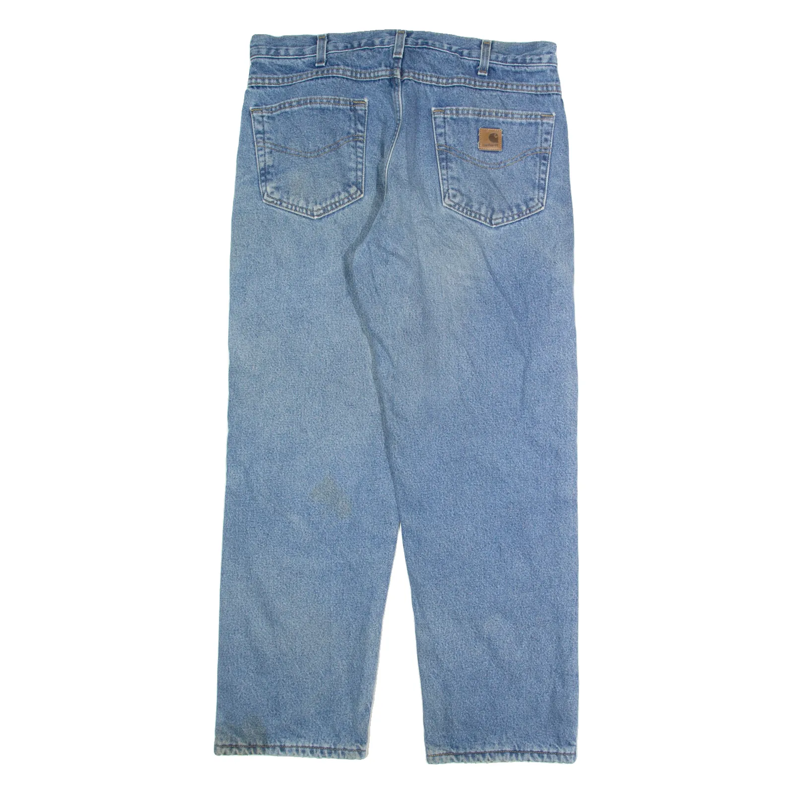 CARHARTT Mens Jeans Blue Relaxed Tapered W34 L30