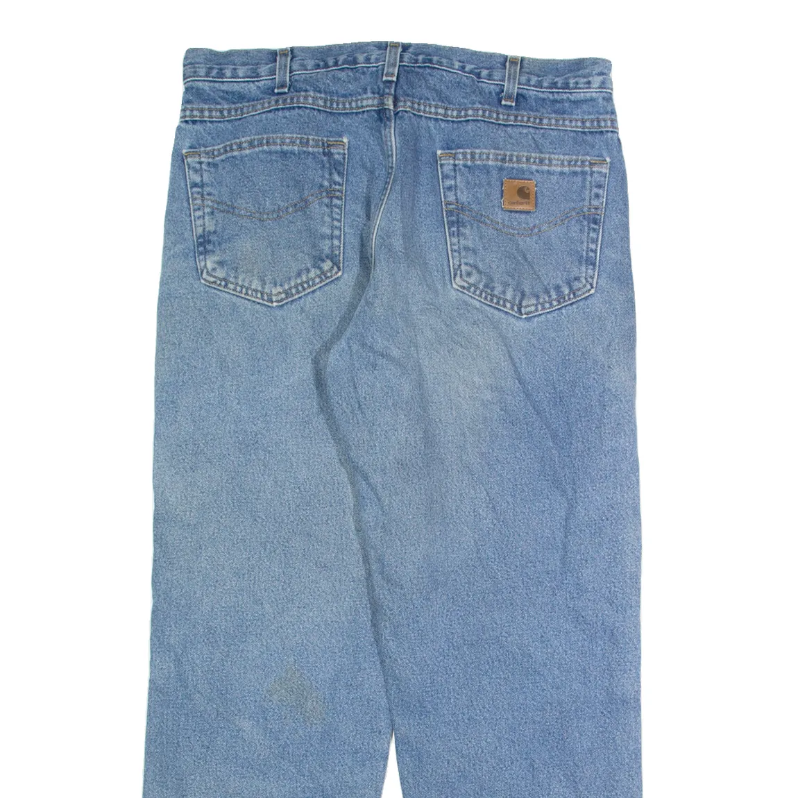 CARHARTT Mens Jeans Blue Relaxed Tapered W34 L30