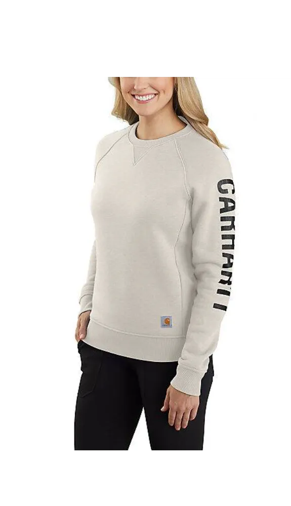 Carhartt Women's Logo Sleeve Graphic Sweatshirt - Out of Season Colors