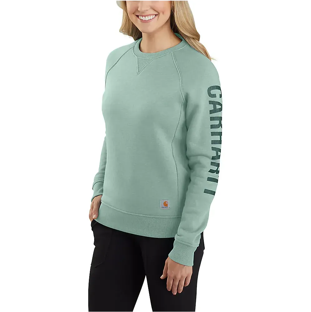 Carhartt Women's Logo Sleeve Graphic Sweatshirt - Out of Season Colors