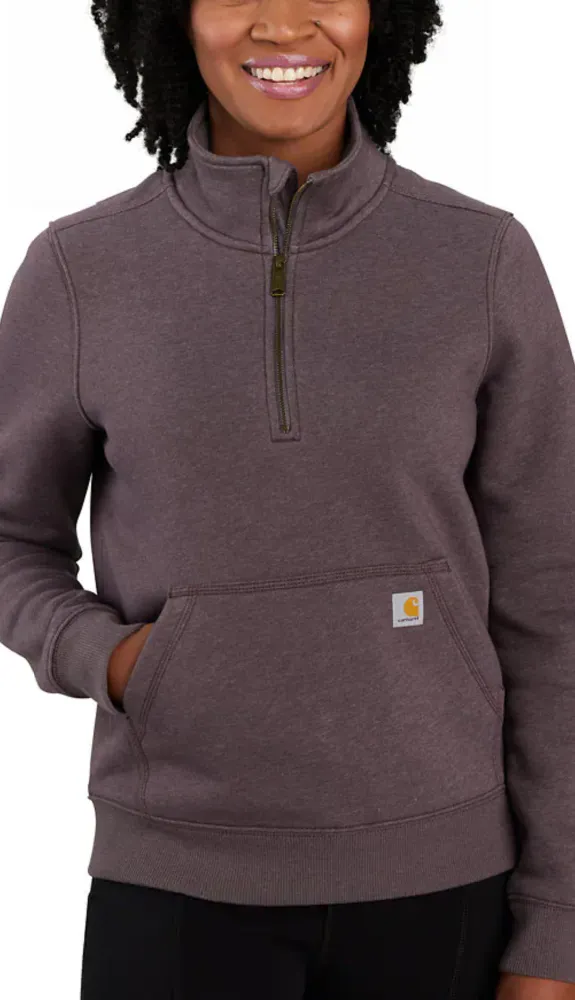 Carhartt Women's Midweight Quarter-Zip Sweatshirt (Relaxed Fit) - Style 105657