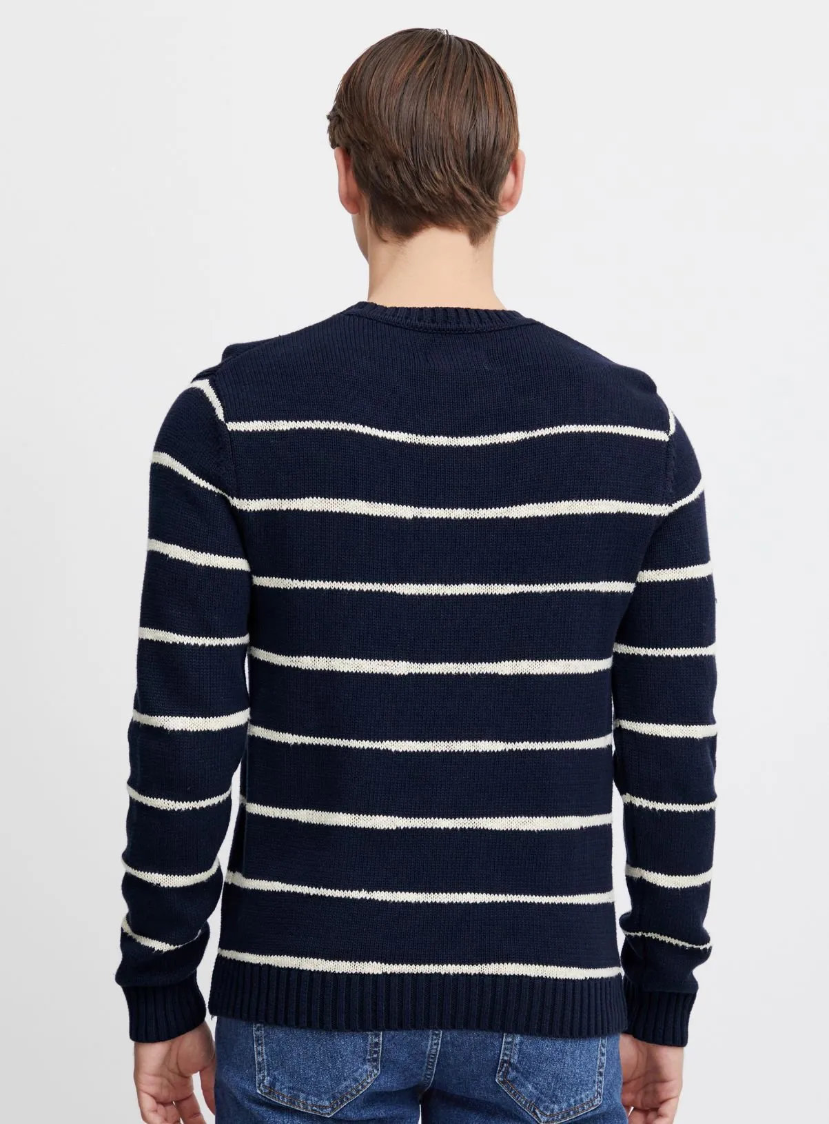 Casual Friday CFKARL Navy Striped Knit XL - Jumpers and Cardigans - Tu