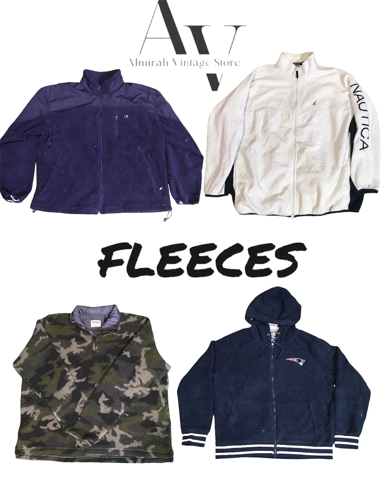 Champion,wrangler,Nautica,NFL FLEECES 12 pcs