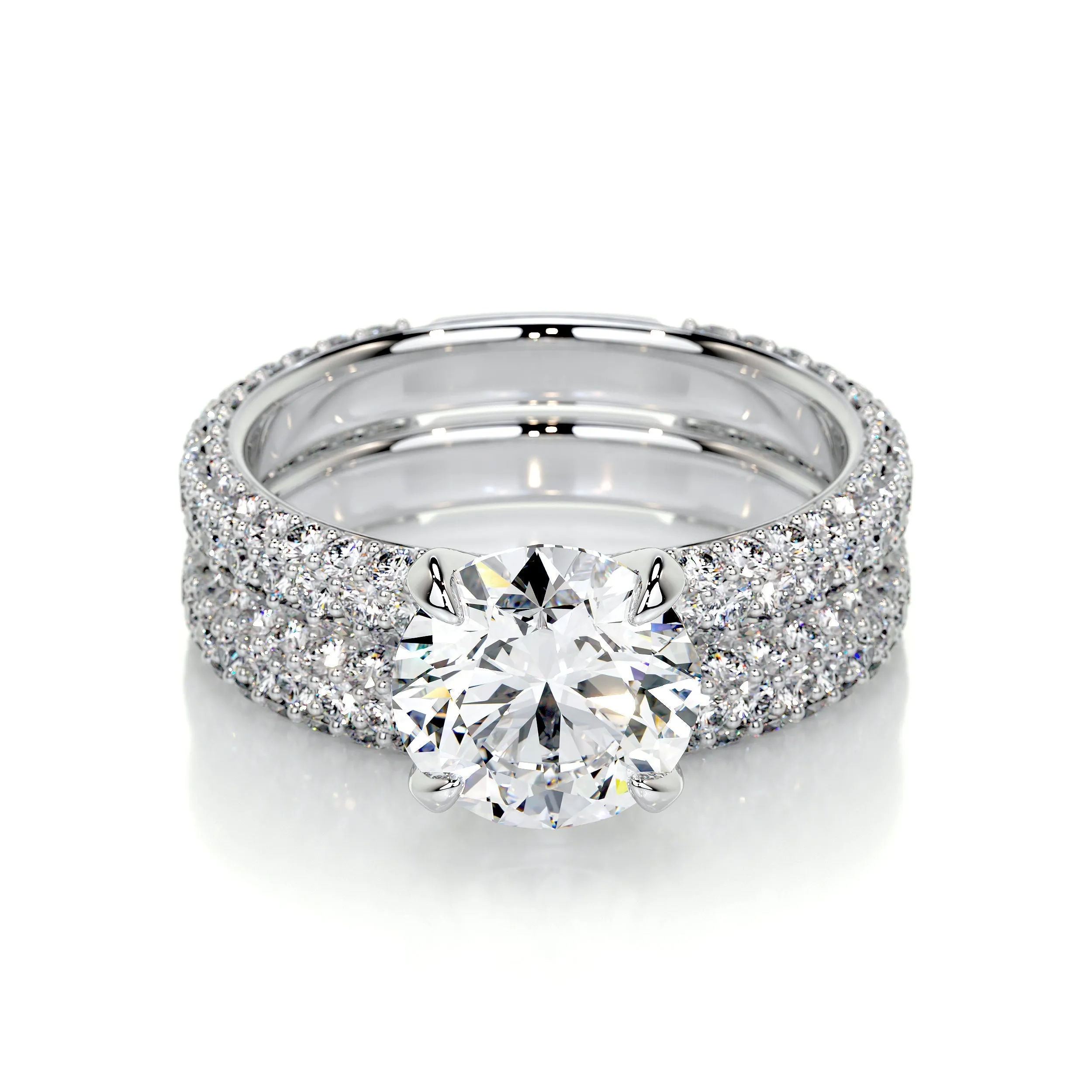 Charlotte Lab Grown Diamond Bridal Set -Platinum