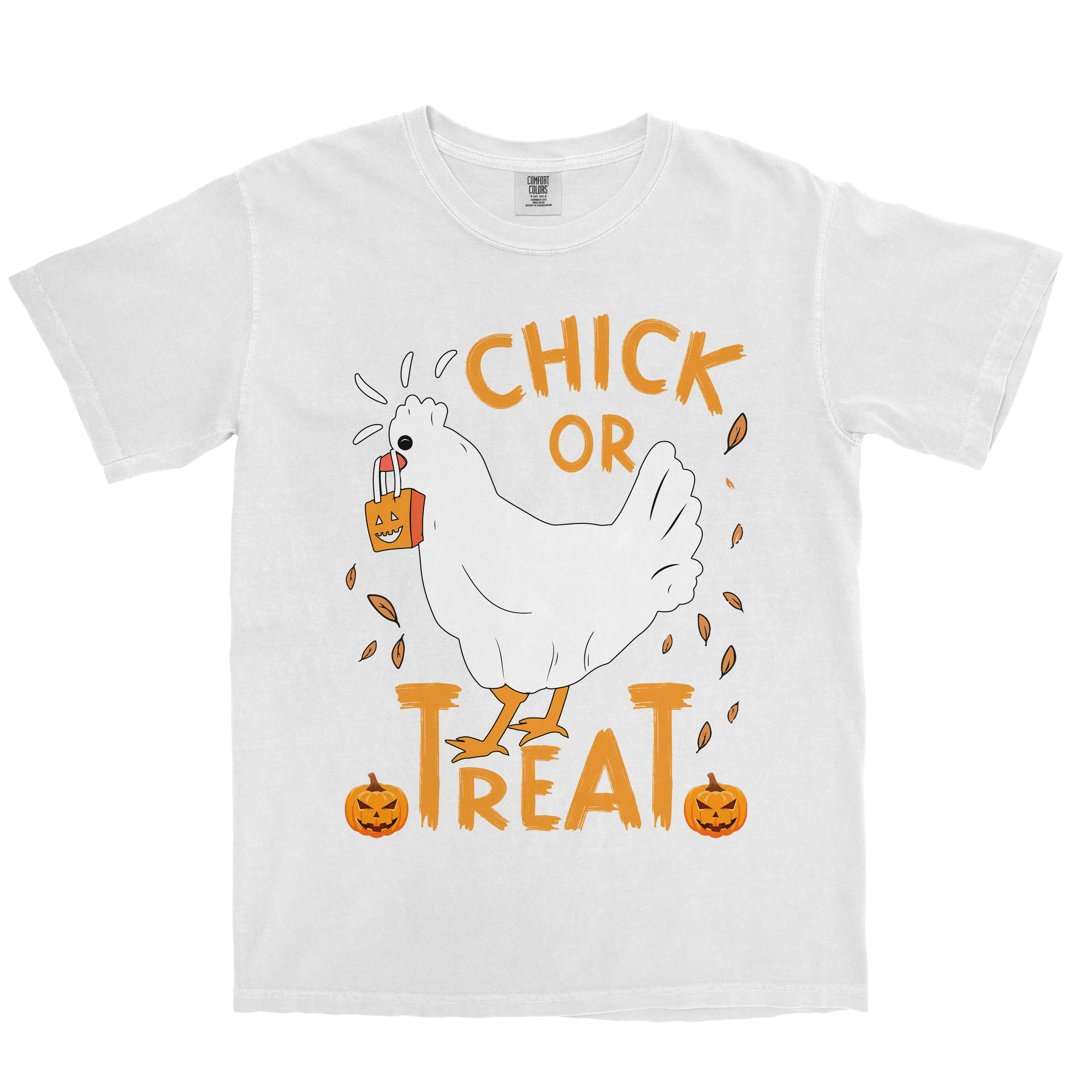 CHICK OR TREAT FARM HALLOWEEN SHIRT