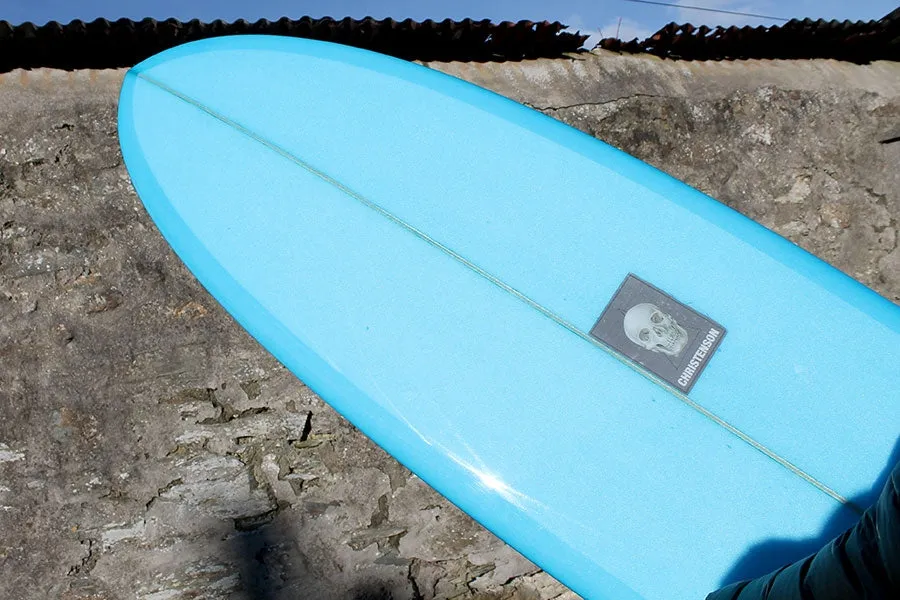 Christenson Flat Tracker 2.0 Surfboard (Blue) - 7'6