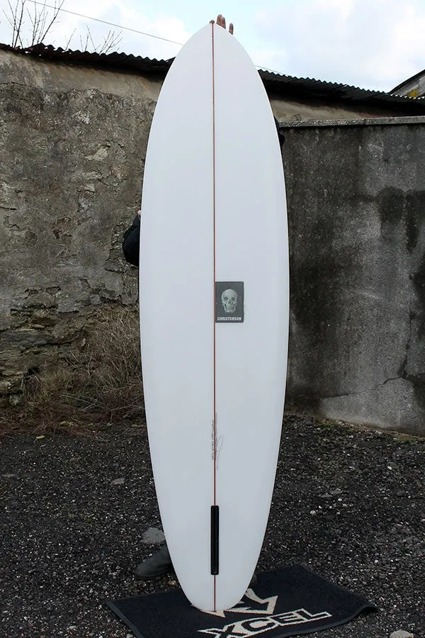 Christenson Flat Tracker 2.0 Surfboard (Clear/Volan) - 7'2