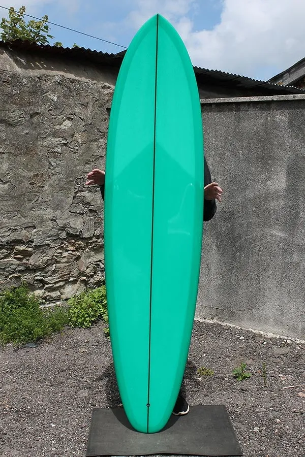 Christenson Flat Tracker 2.0 Surfboard (Green Tint) - 7'6