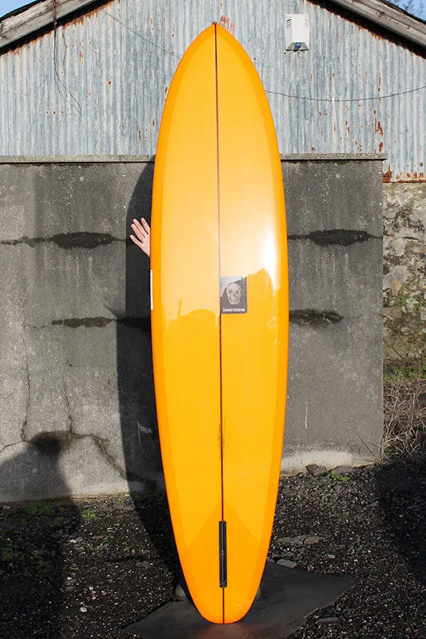 Christenson Flat Tracker 2.0 Surfboard (Orange) - 8'0