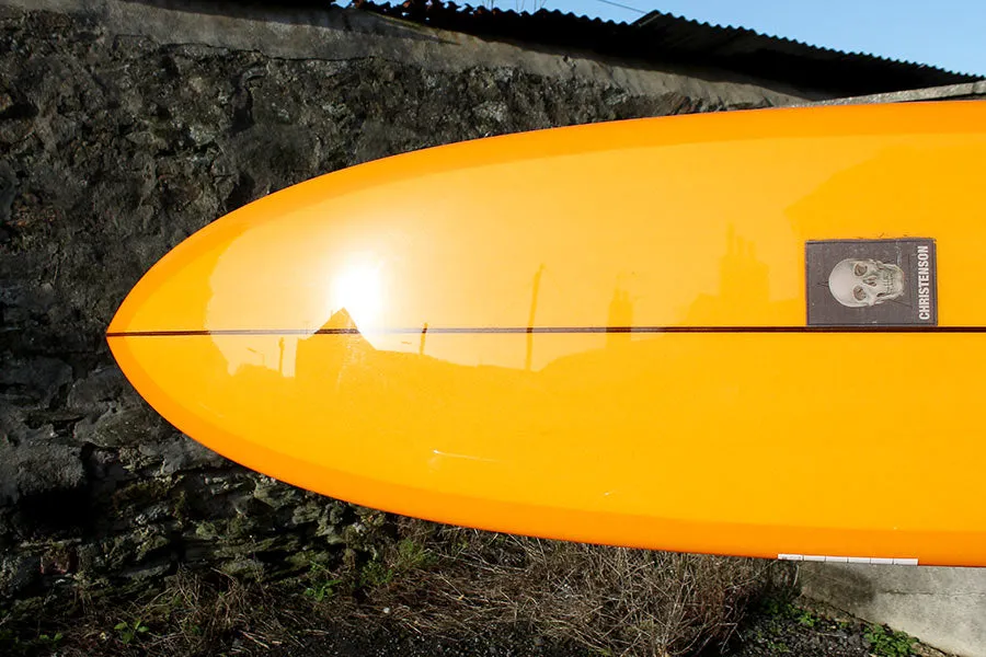 Christenson Flat Tracker 2.0 Surfboard (Orange) - 8'0