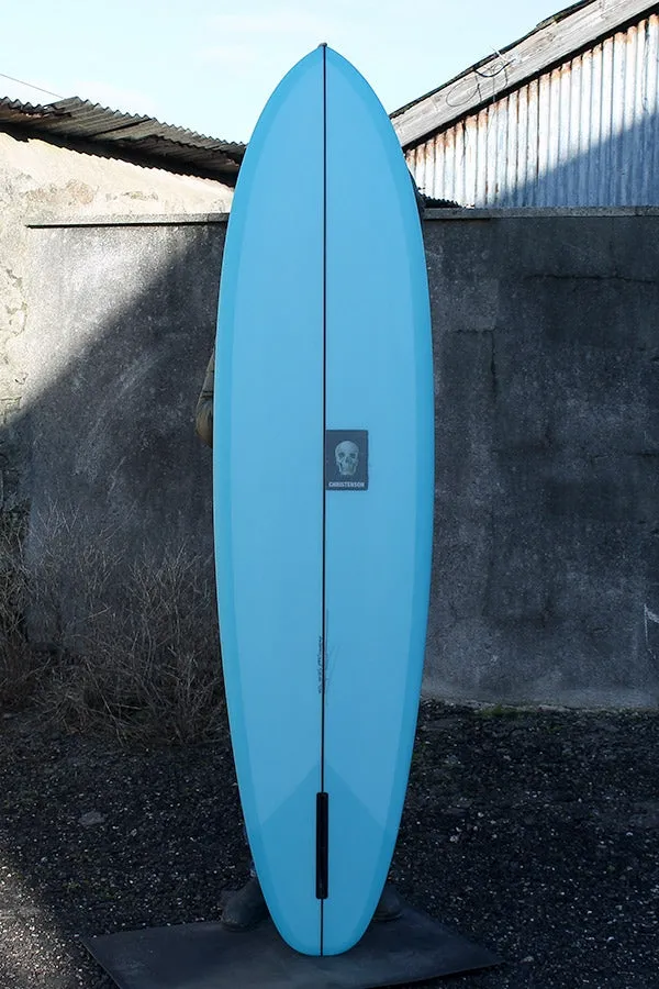 Christenson Flat Tracker 2.0 Surfboard (Pale Blue) - 7'6