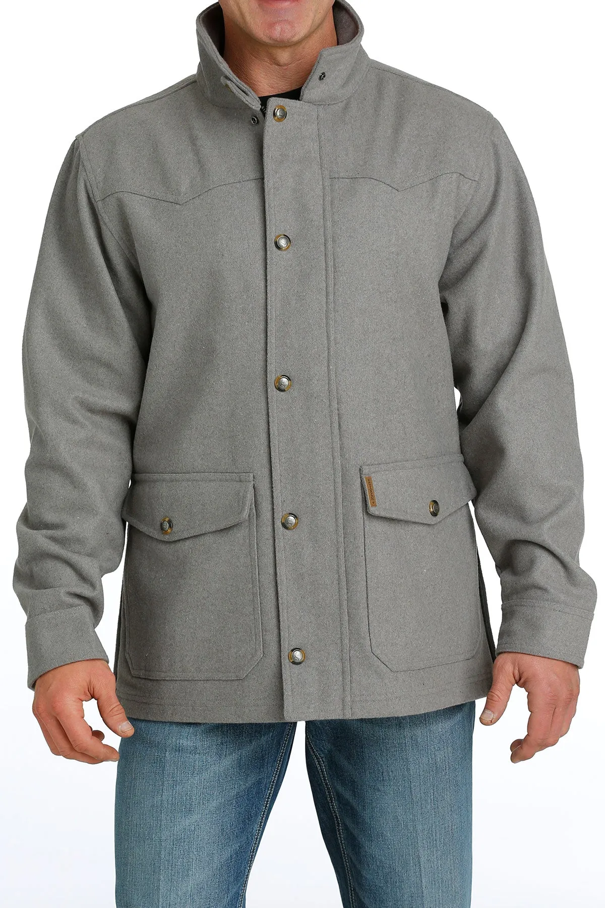 Cinch Men's Grey Ranch Coat