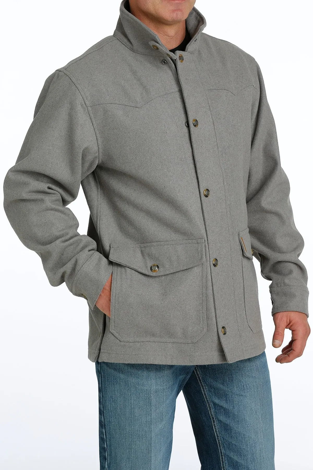 Cinch Men's Grey Ranch Coat