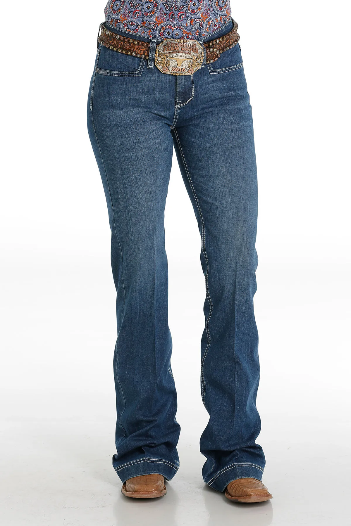 Cinch Women's Lynden Mid Wash Denim Jeans