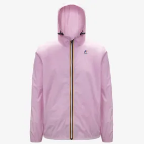 Claude - Unisex Packable Full Zip Waterproof  Rain Jacket in Pink