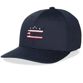 Stars and Stripes Cobra C Snapback Golf Hat