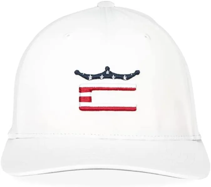 Stars and Stripes Cobra C Snapback Golf Hat