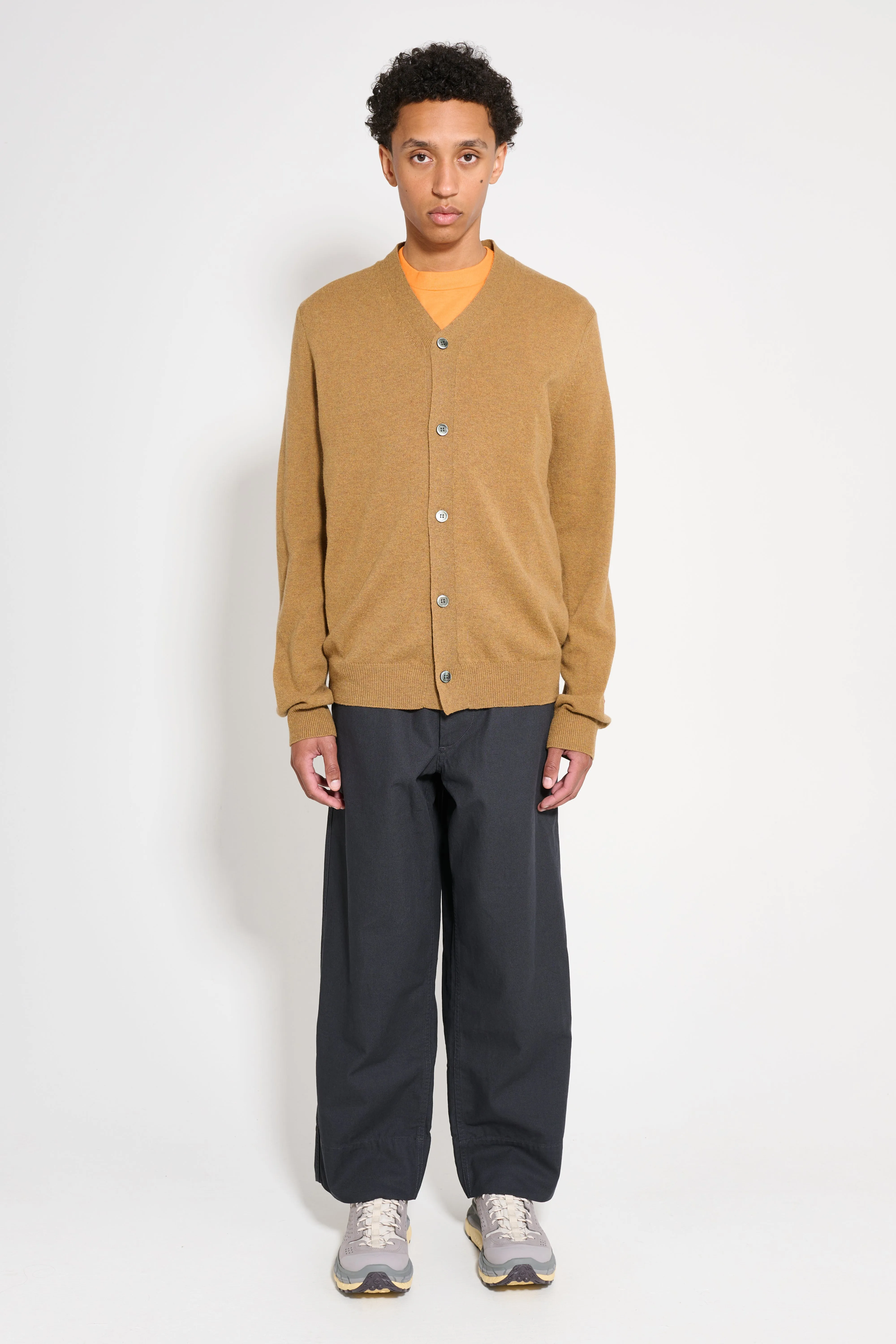 Comme des Garçons Play Knit Cardigan Camel