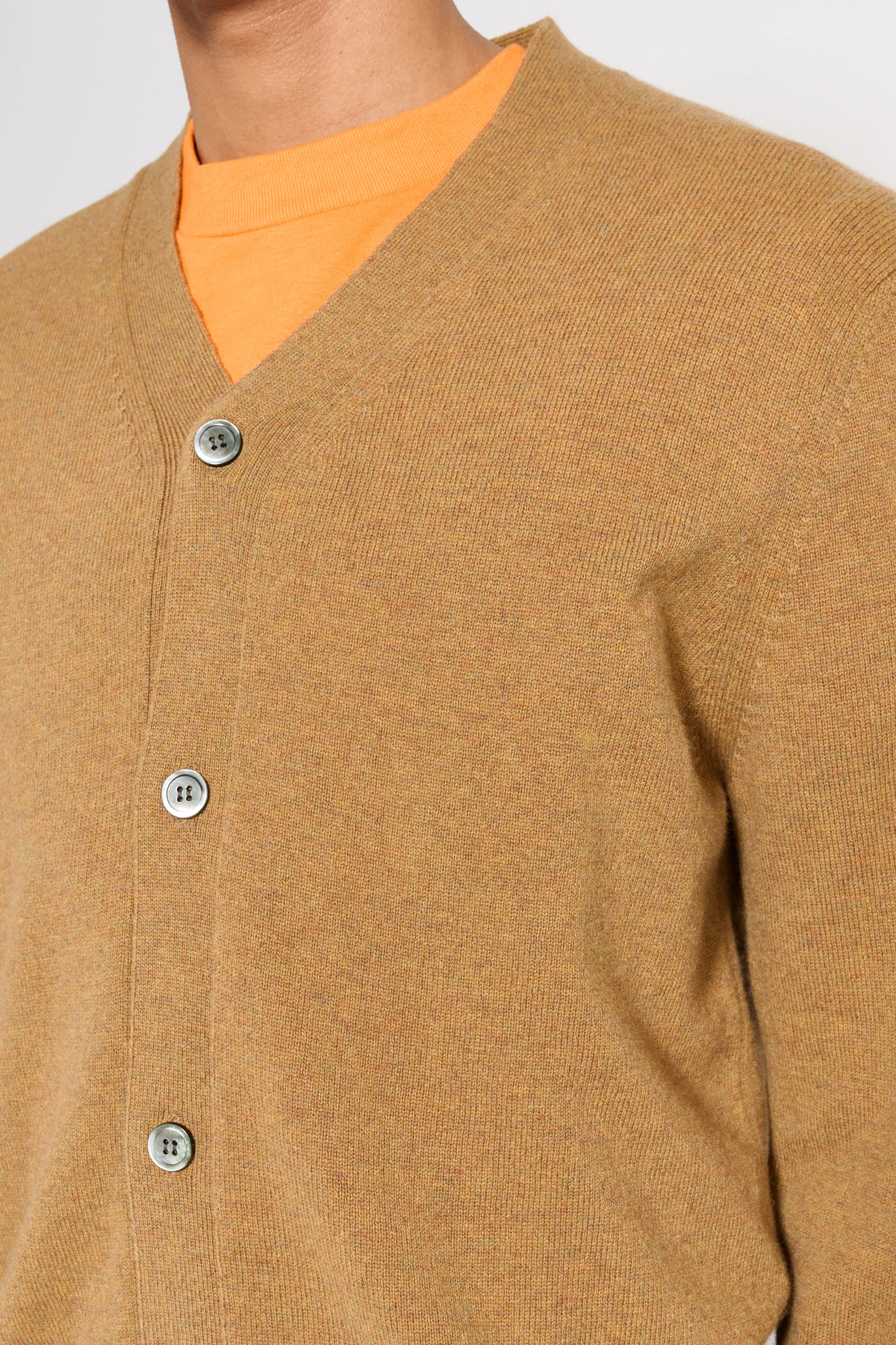 Comme des Garçons Play Knit Cardigan Camel