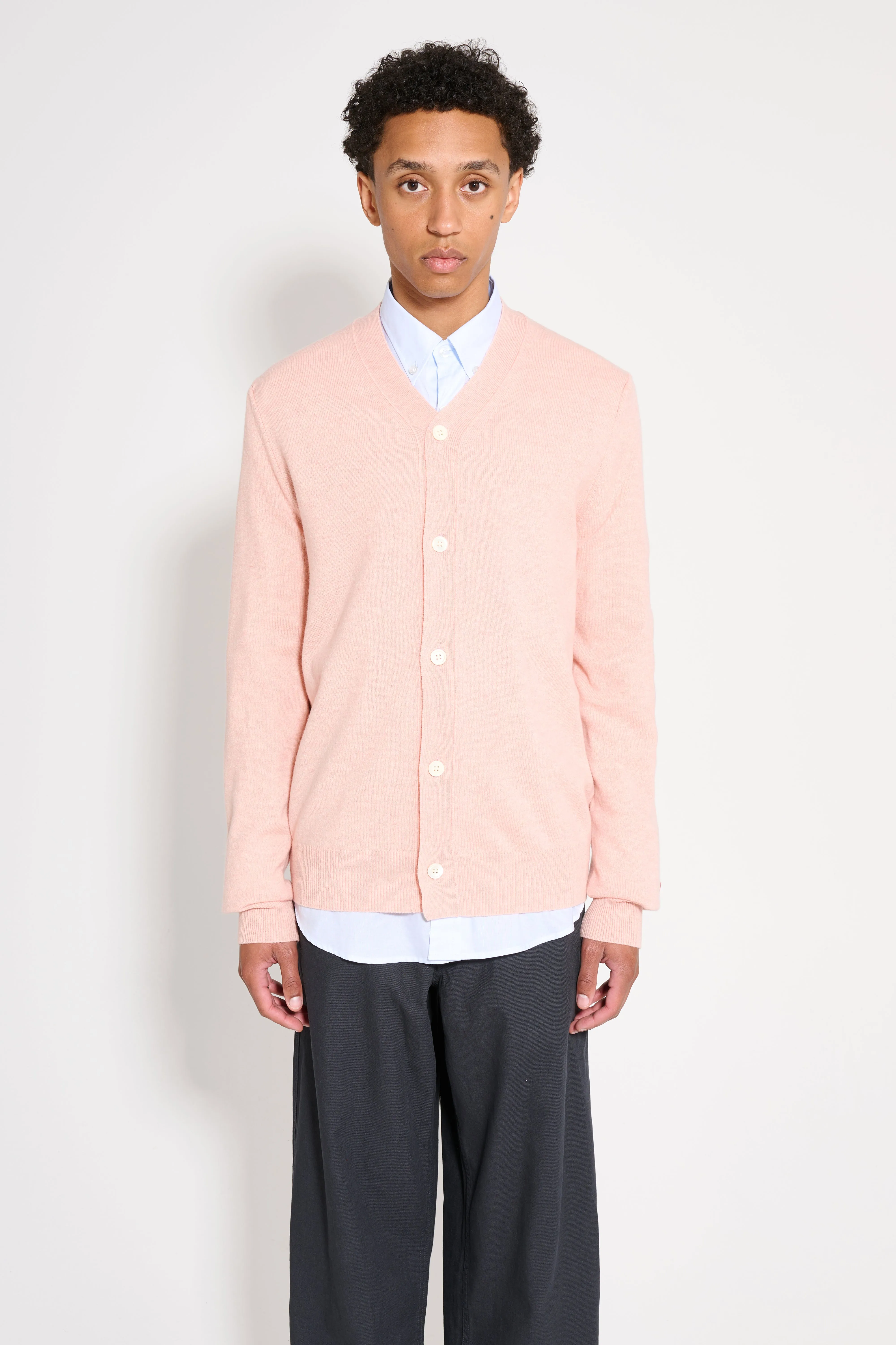 Comme des Garçons Play Knit Cardigan Light Pink