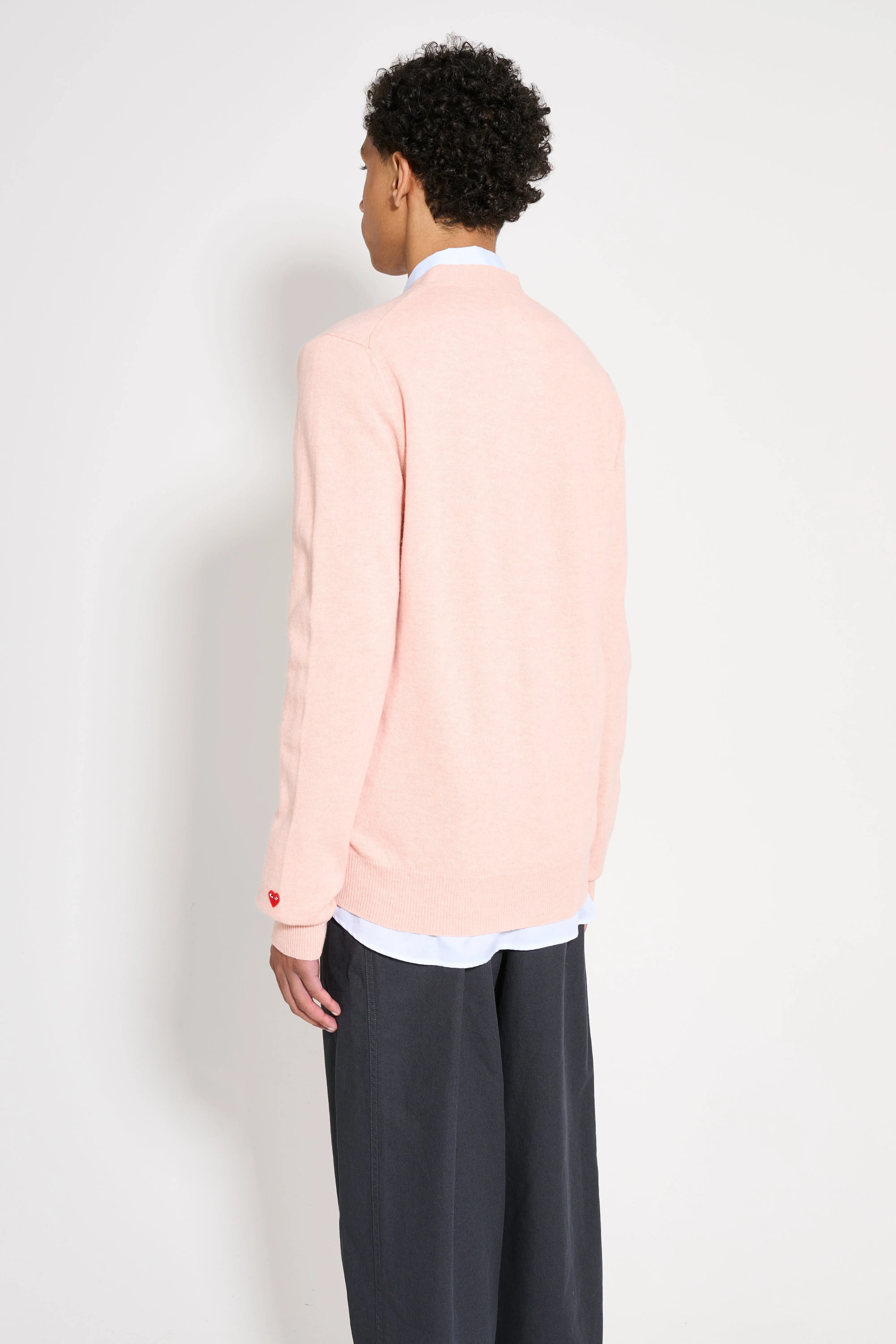 Comme des Garçons Play Knit Cardigan Light Pink