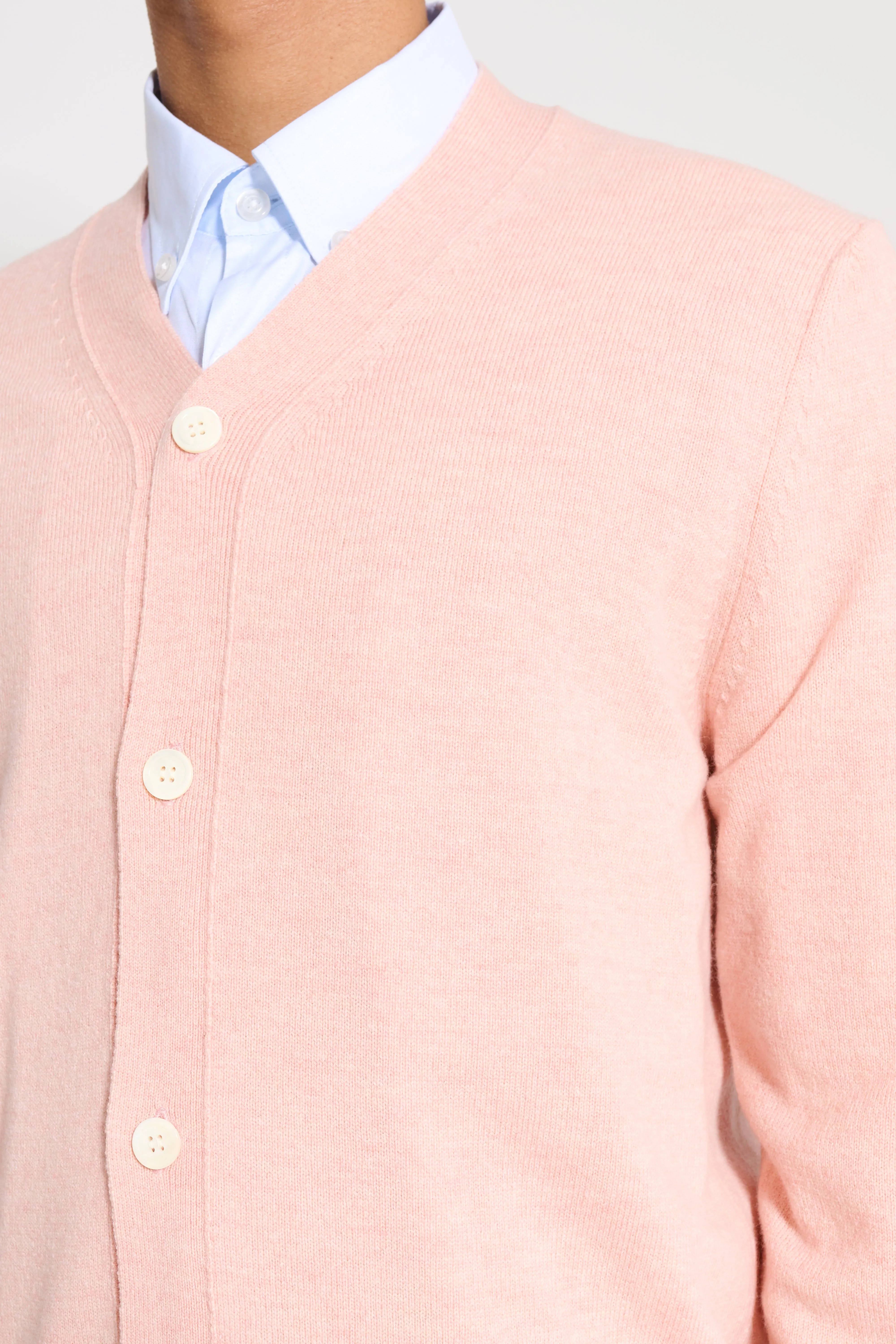 Comme des Garçons Play Knit Cardigan Light Pink