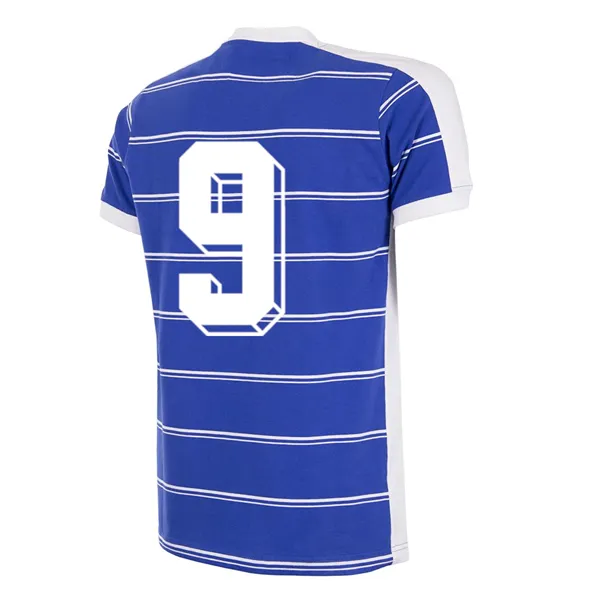 COPA Football - SC Bastia Retro Football Shirt 1981-1982 + Number 9 (Milla)