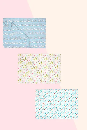 Cozy Under The Sea -  Flat Bedsheet Set (3Pc)