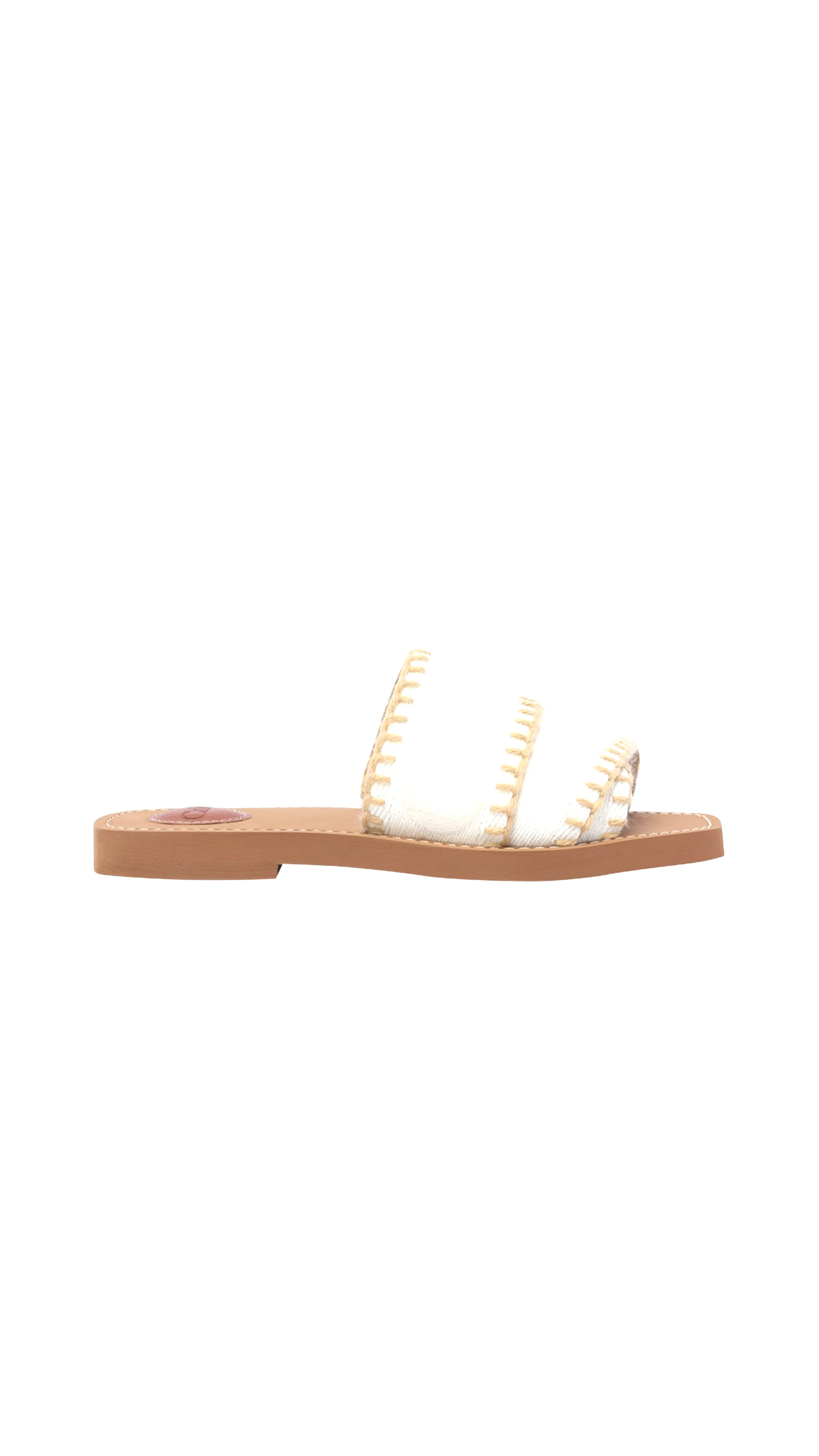 Cream Woody Sandals