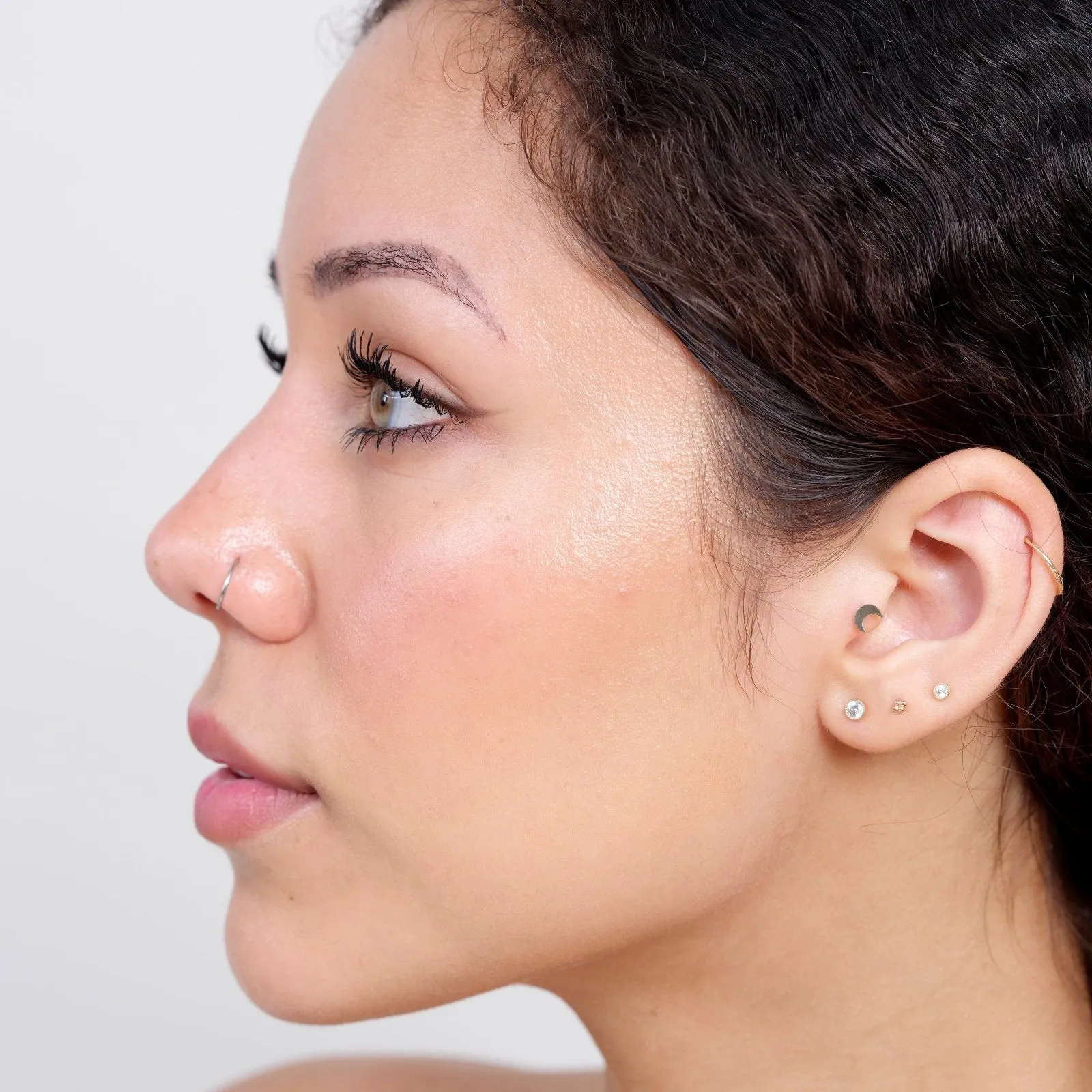 Moon-shaped Earring