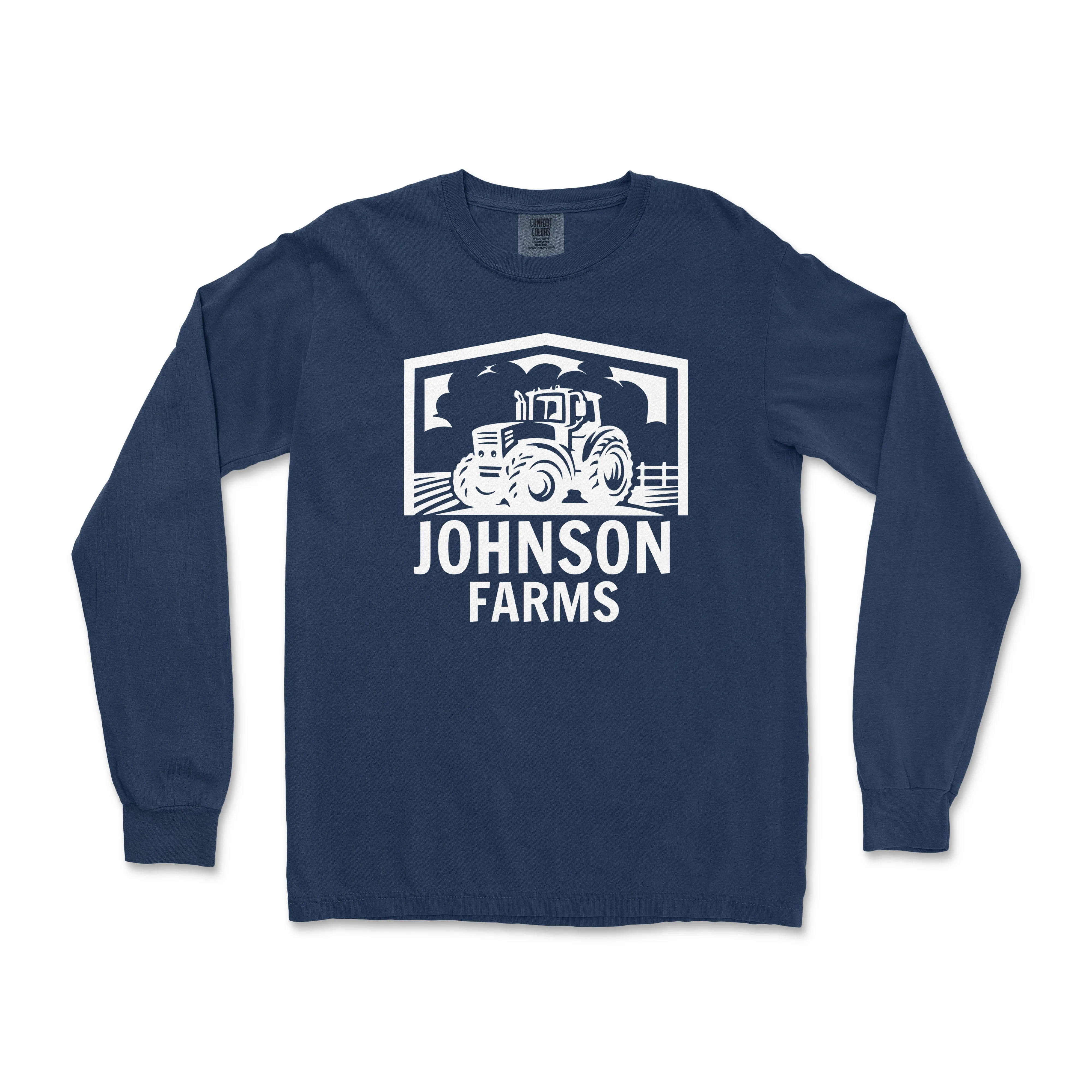 CUSTOM FARM TRACTOR LONG SLEEVE SHIRT F4